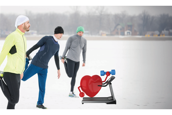 People exercising. Exercise is beneficial for heart health and blood lipid levels at any age.