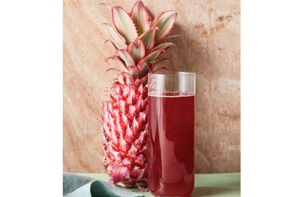 Pineapple Hibiscus drink