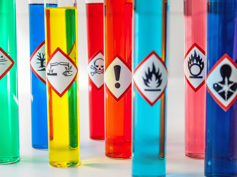 colorful test tubes