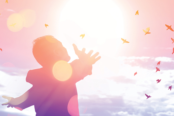 Content Man Feeling Joy